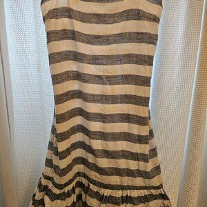 Philosophy Summer dress, navy and white strip, XL